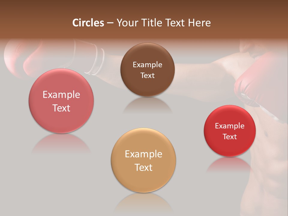 Caucasian Gloves Training PowerPoint Template