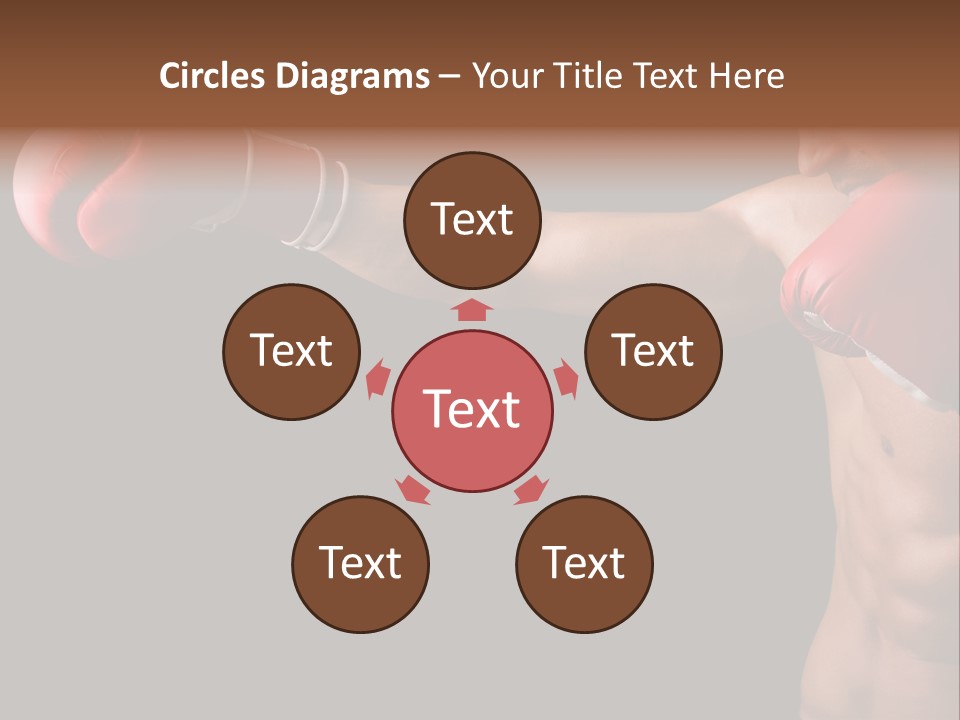 Caucasian Gloves Training PowerPoint Template