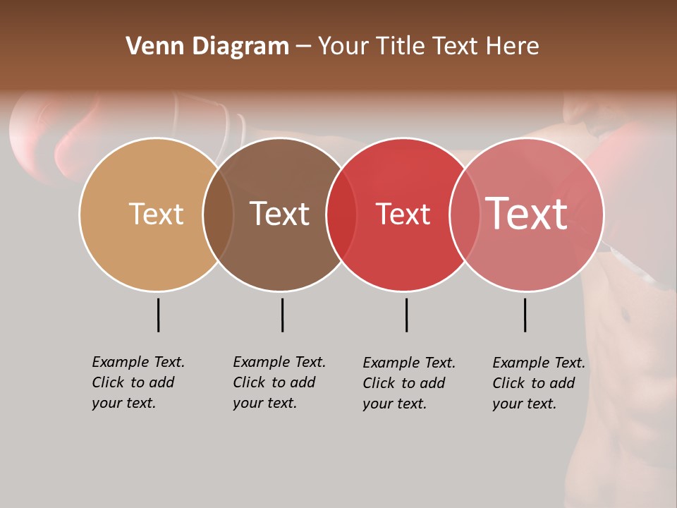 Caucasian Gloves Training PowerPoint Template