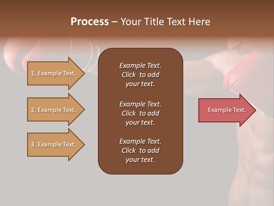 Caucasian Gloves Training PowerPoint Template