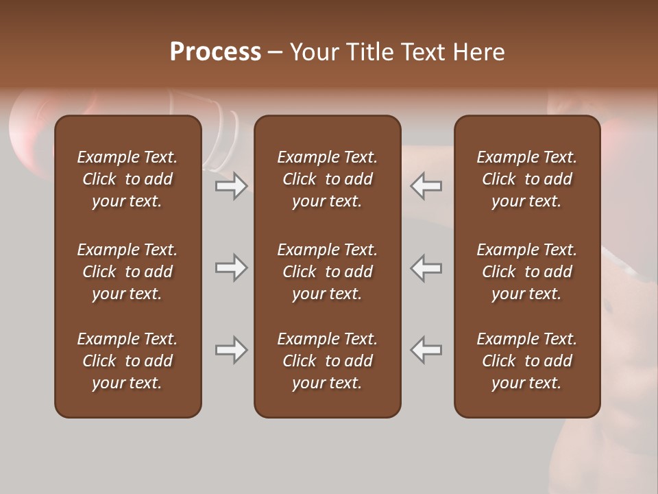 Caucasian Gloves Training PowerPoint Template