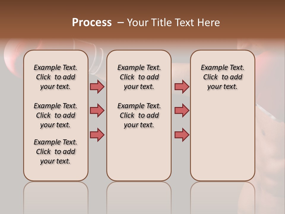 Caucasian Gloves Training PowerPoint Template