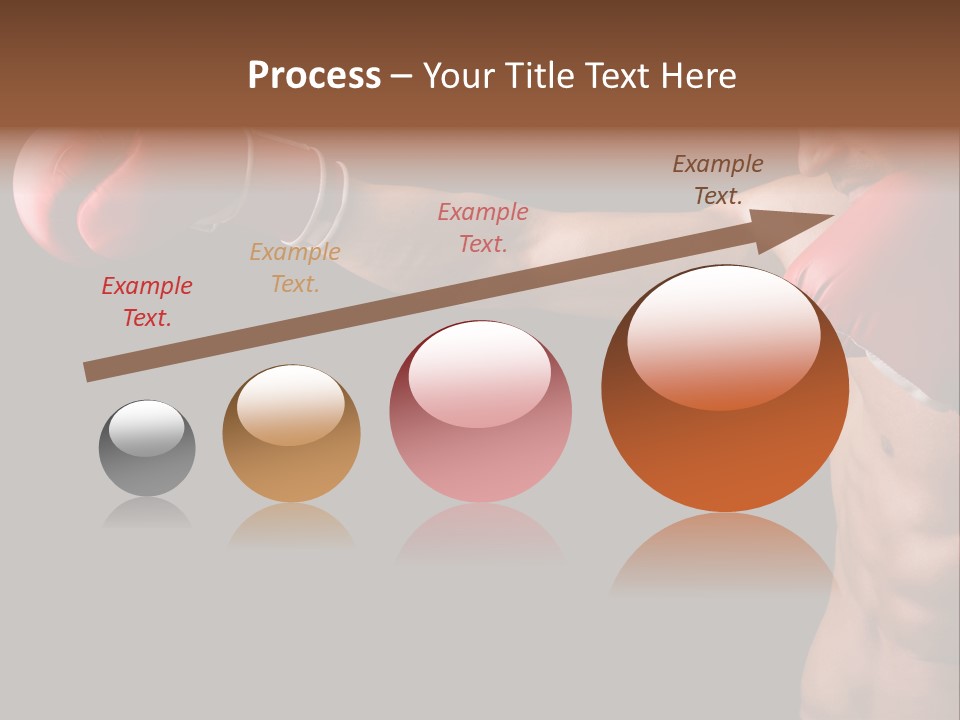 Caucasian Gloves Training PowerPoint Template