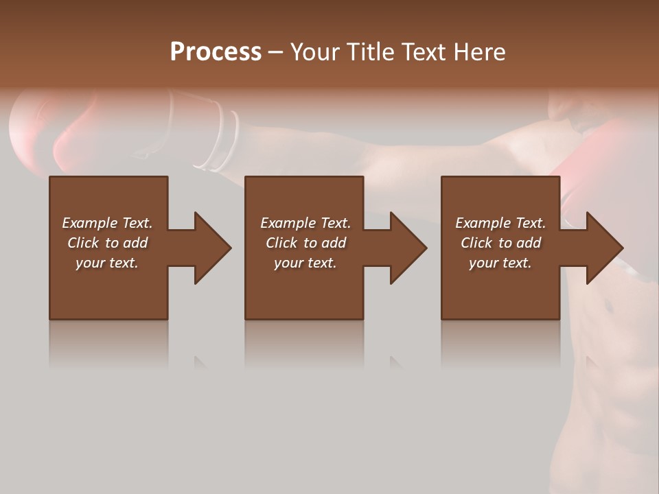 Caucasian Gloves Training PowerPoint Template