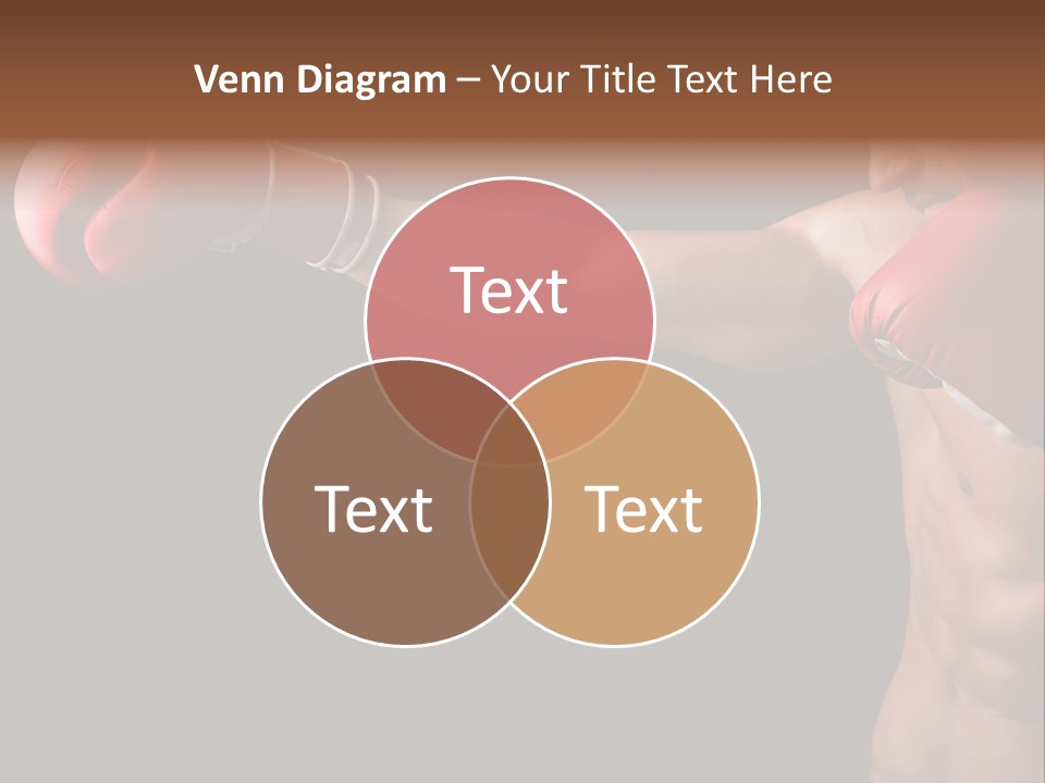 Caucasian Gloves Training PowerPoint Template