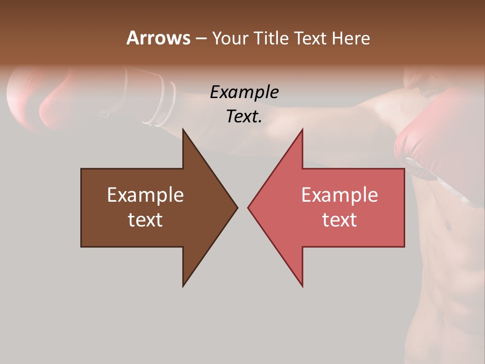 Caucasian Gloves Training PowerPoint Template