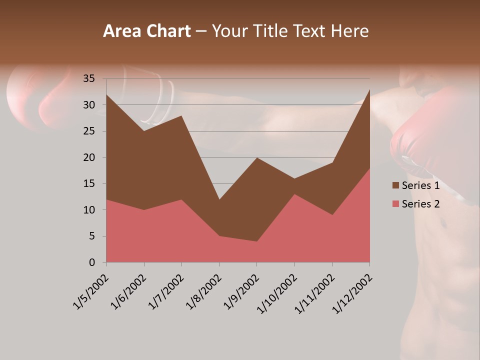Caucasian Gloves Training PowerPoint Template