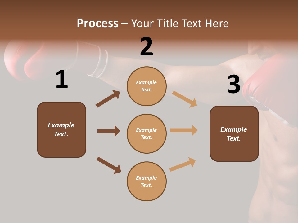 Caucasian Gloves Training PowerPoint Template