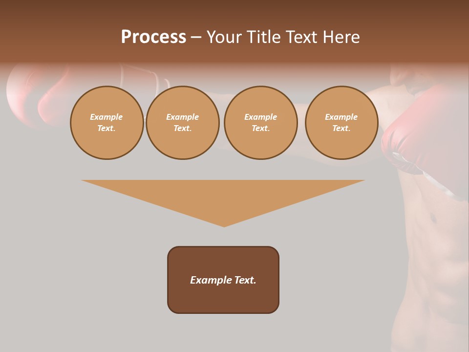 Caucasian Gloves Training PowerPoint Template