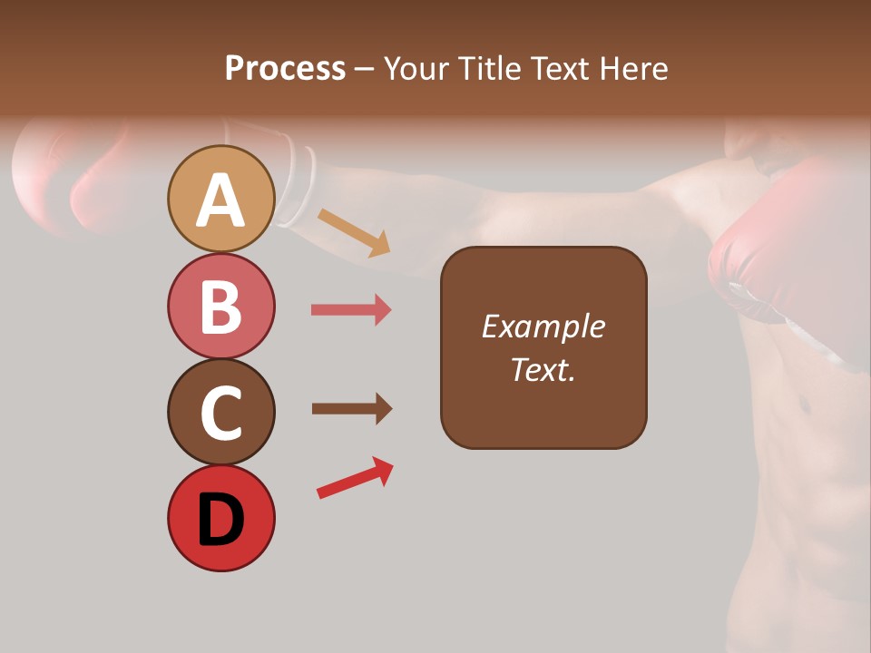 Caucasian Gloves Training PowerPoint Template