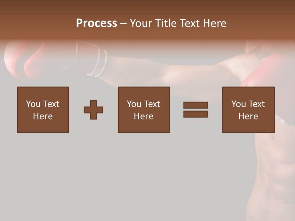 Caucasian Gloves Training PowerPoint Template