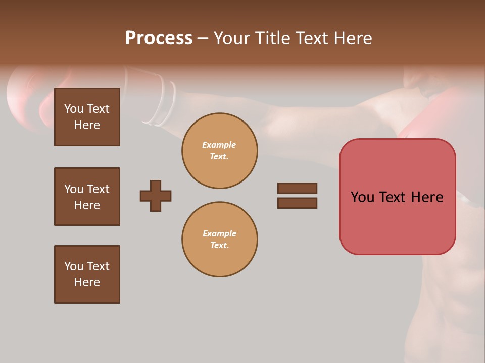 Caucasian Gloves Training PowerPoint Template