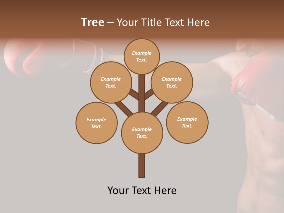 Caucasian Gloves Training PowerPoint Template