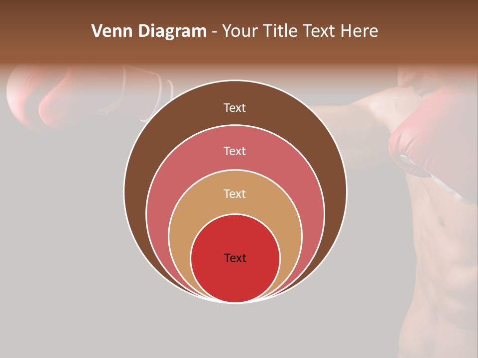 Caucasian Gloves Training PowerPoint Template