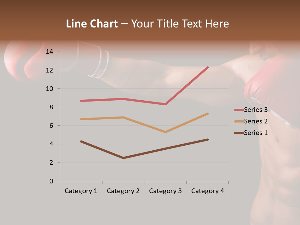 Caucasian Gloves Training PowerPoint Template