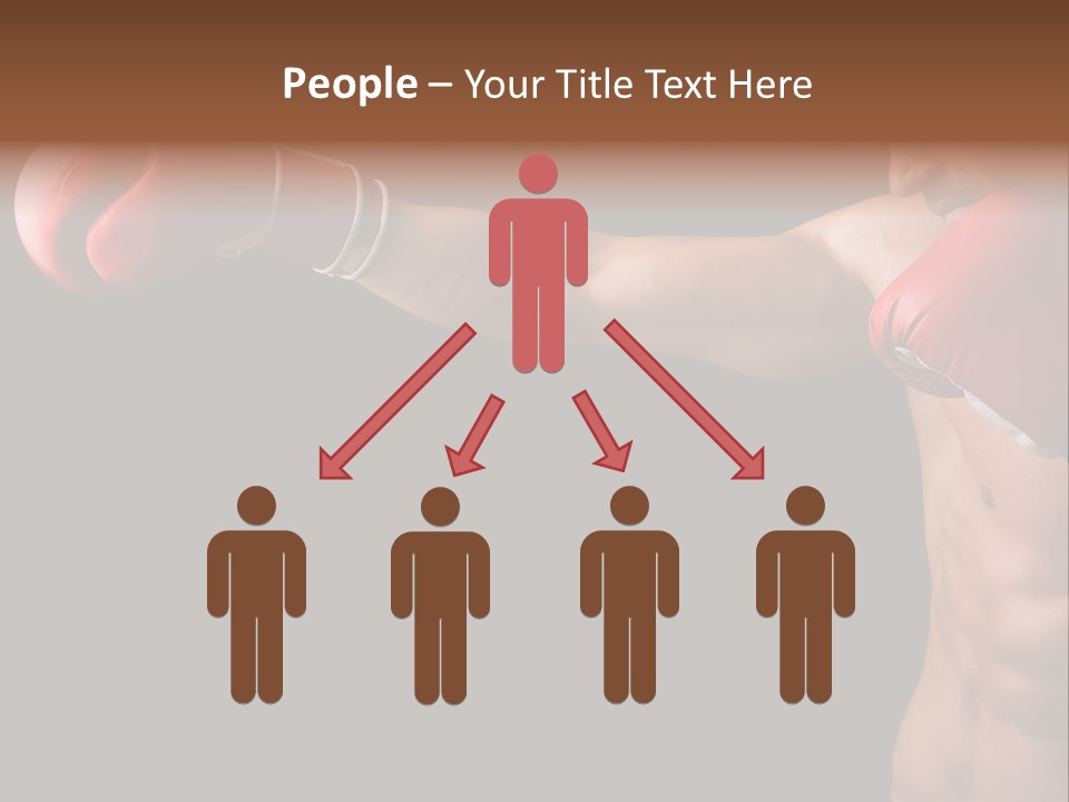 Caucasian Gloves Training PowerPoint Template