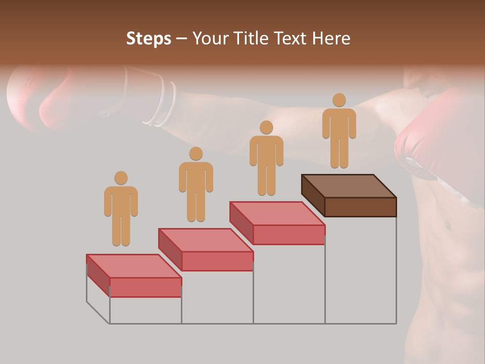 Caucasian Gloves Training PowerPoint Template