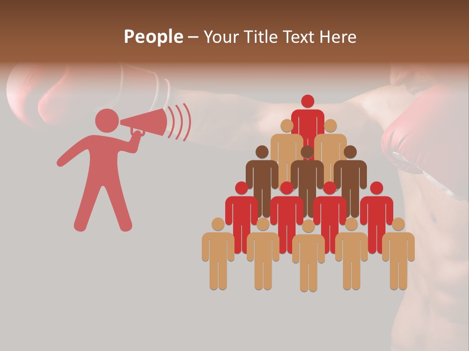 Caucasian Gloves Training PowerPoint Template