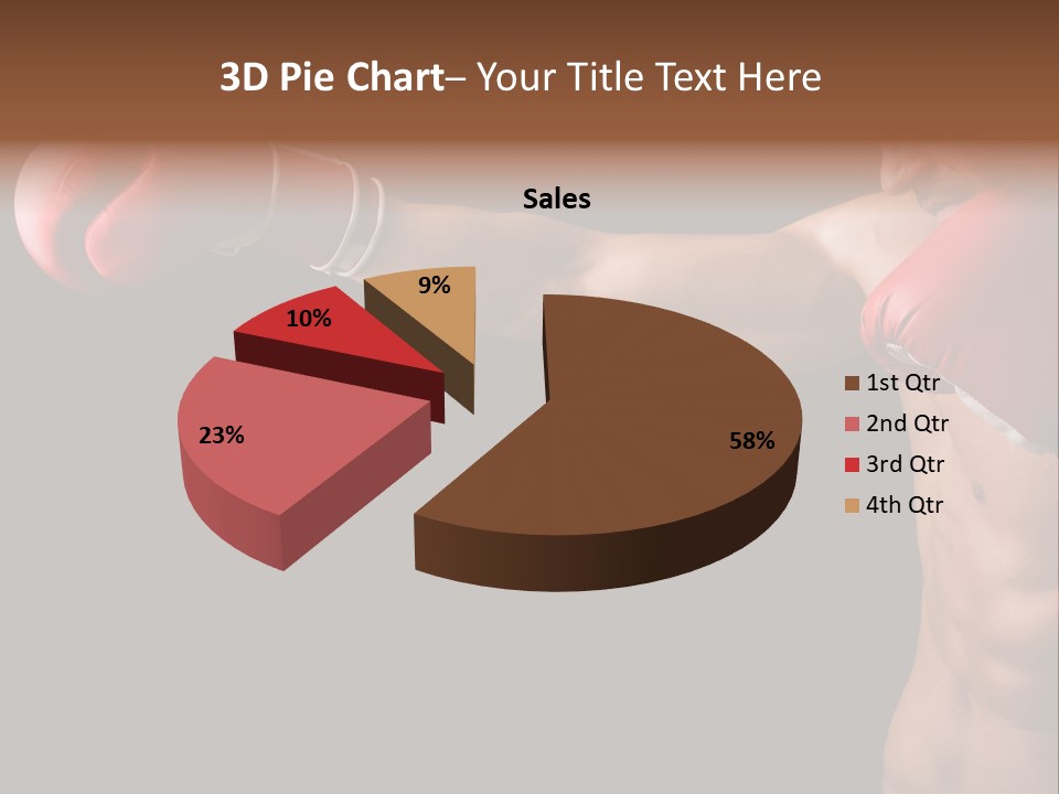 Caucasian Gloves Training PowerPoint Template