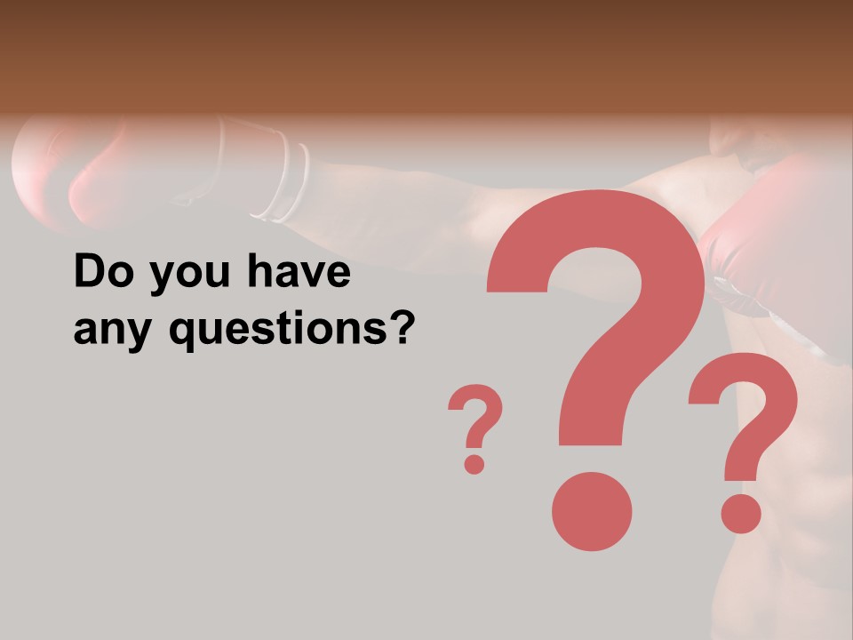 Caucasian Gloves Training PowerPoint Template