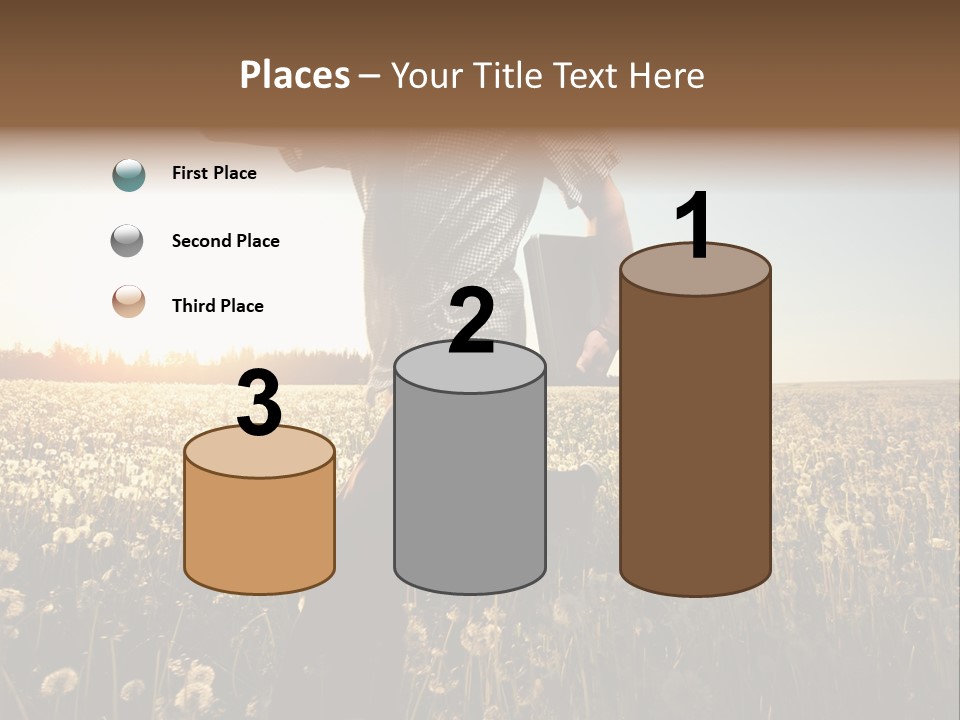 Active Field Flower PowerPoint Template