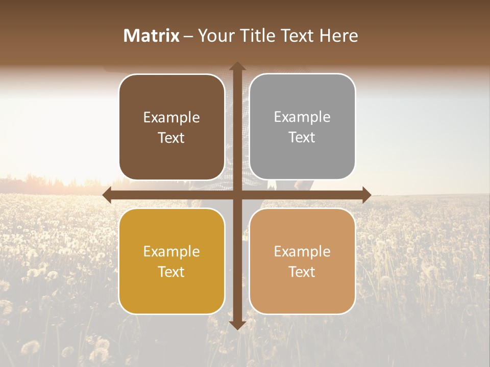 Active Field Flower PowerPoint Template