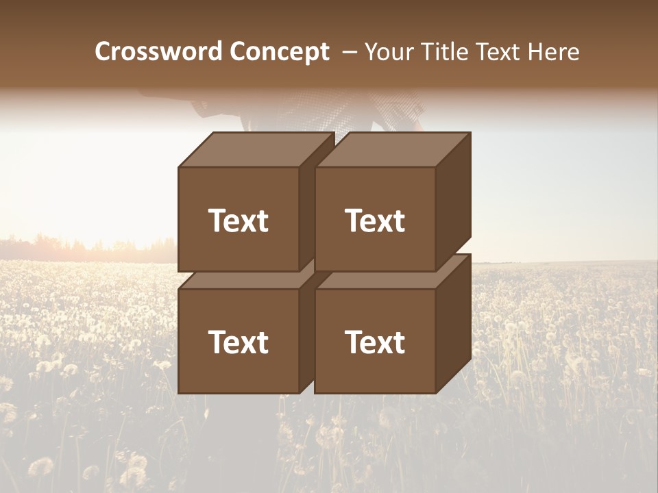 Active Field Flower PowerPoint Template