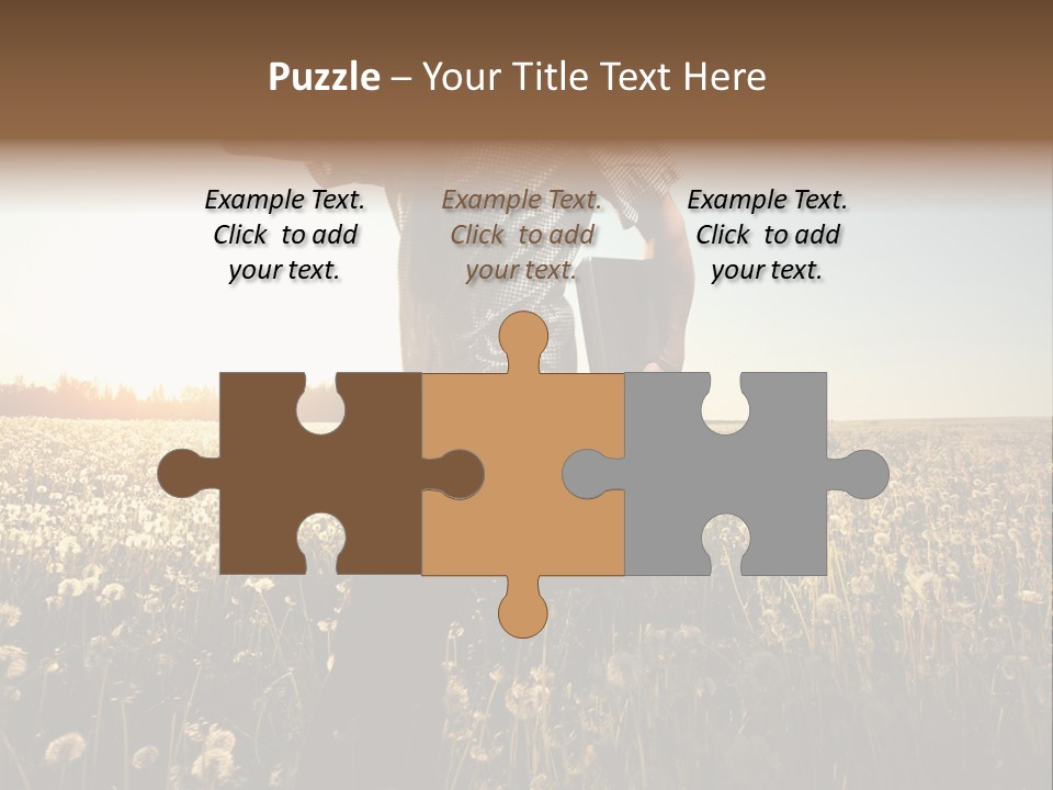 Active Field Flower PowerPoint Template