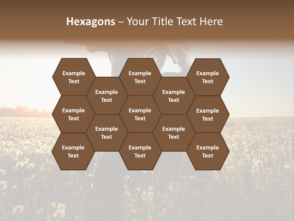 Active Field Flower PowerPoint Template