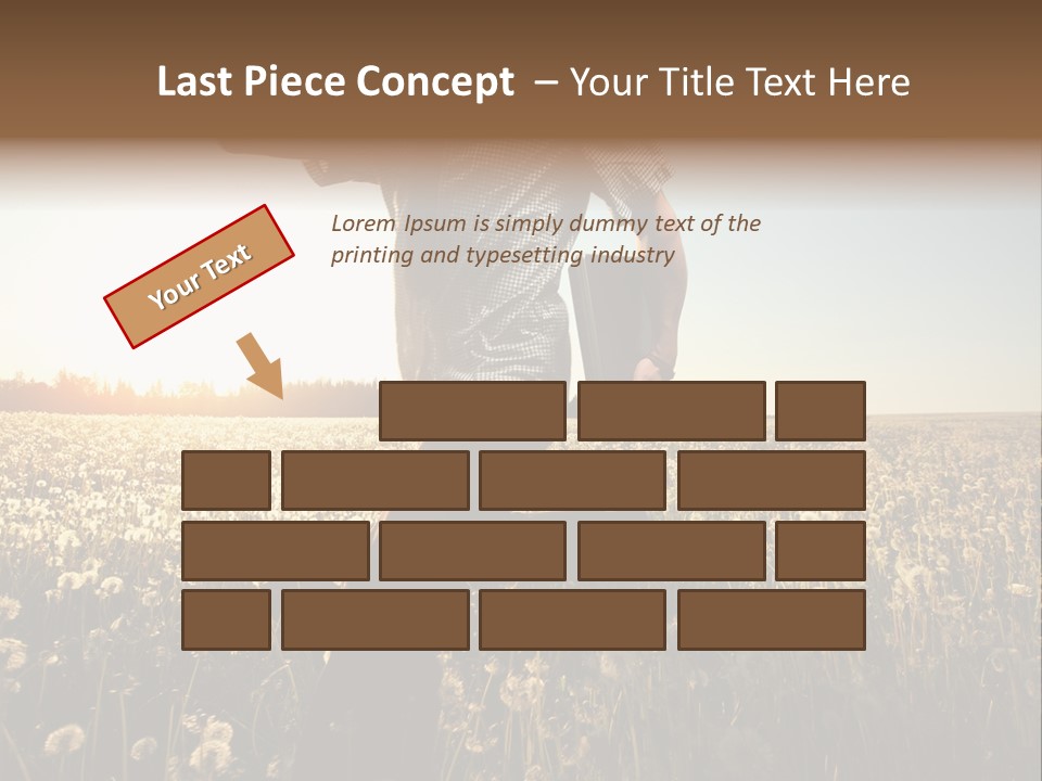 Active Field Flower PowerPoint Template