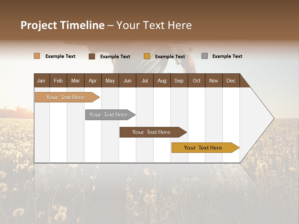 Active Field Flower PowerPoint Template