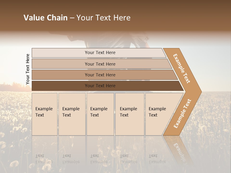 Active Field Flower PowerPoint Template