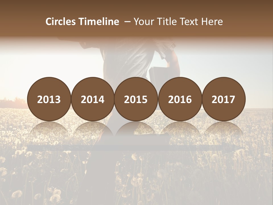 Active Field Flower PowerPoint Template