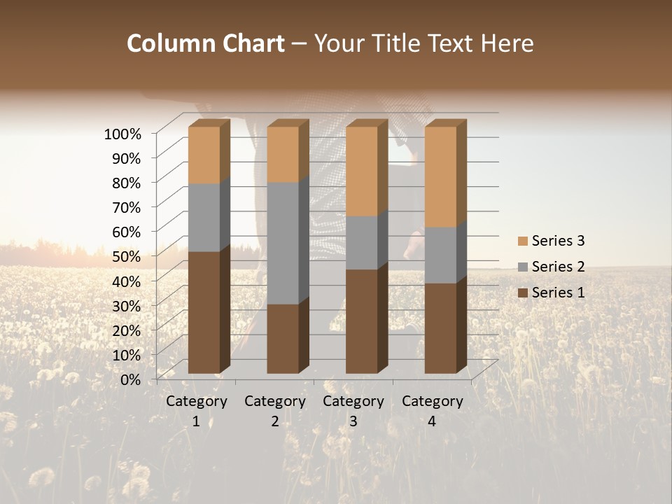 Active Field Flower PowerPoint Template