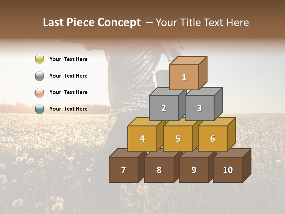 Active Field Flower PowerPoint Template