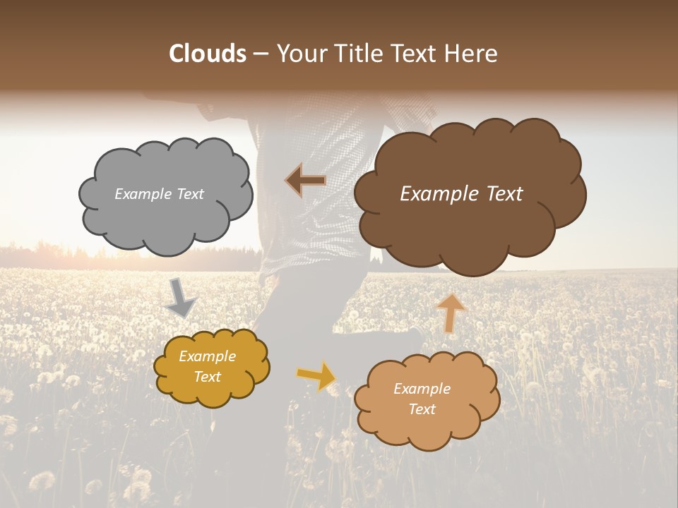 Active Field Flower PowerPoint Template