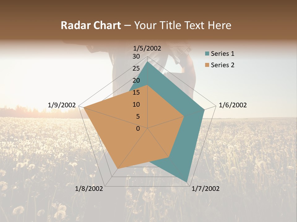 Active Field Flower PowerPoint Template