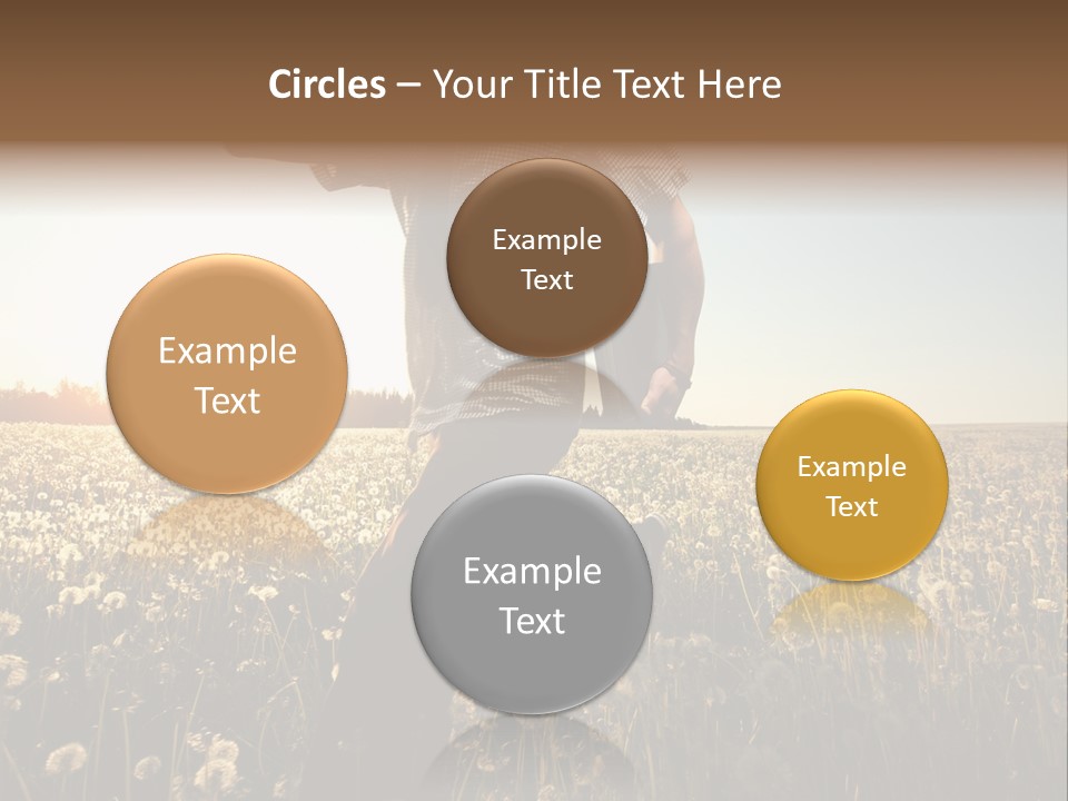 Active Field Flower PowerPoint Template