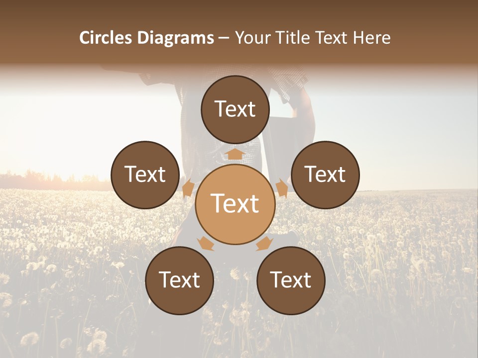 Active Field Flower PowerPoint Template
