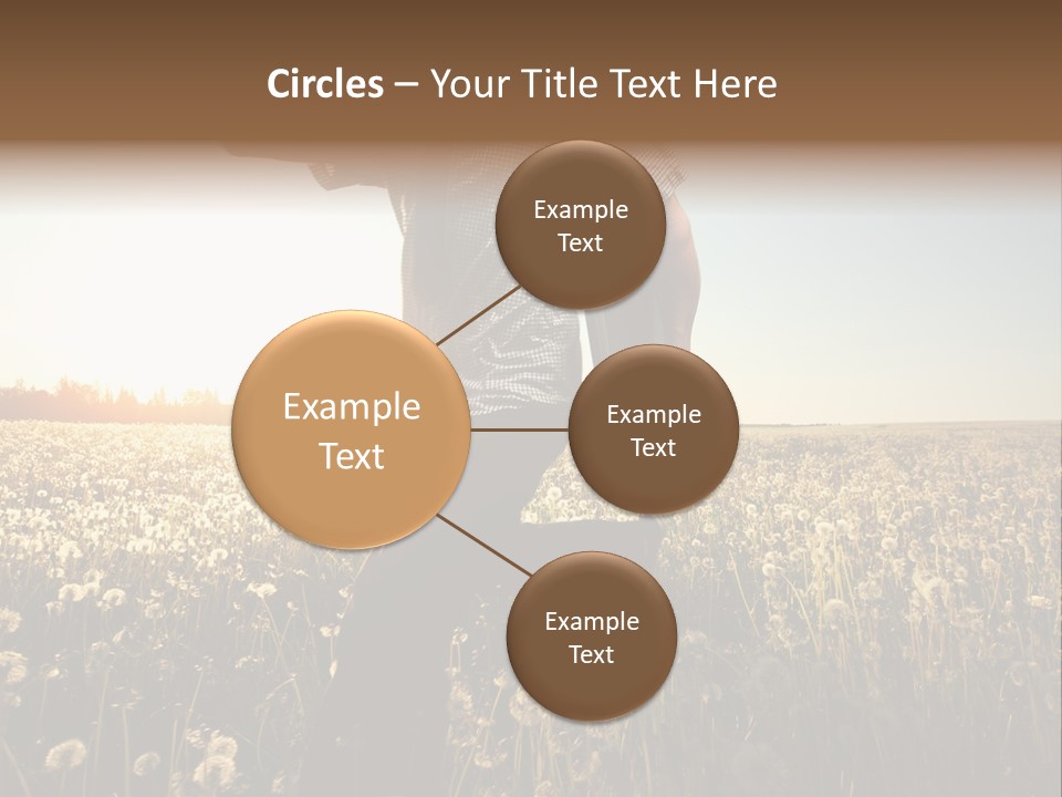 Active Field Flower PowerPoint Template