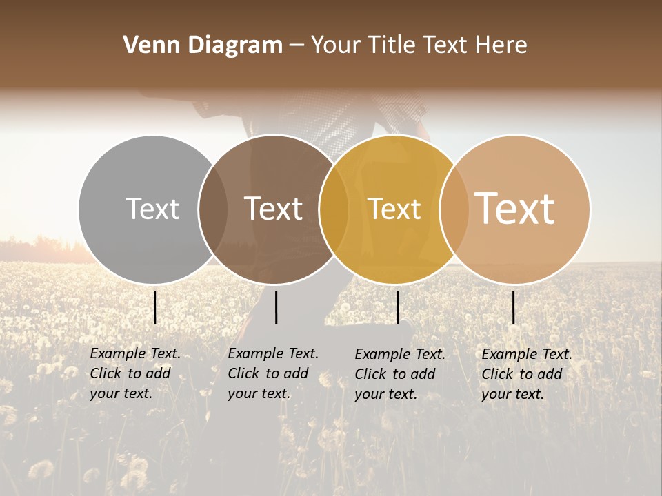 Active Field Flower PowerPoint Template