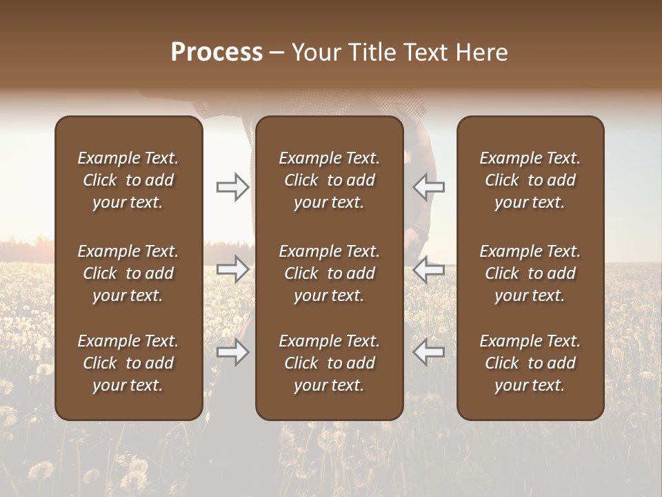 Active Field Flower PowerPoint Template