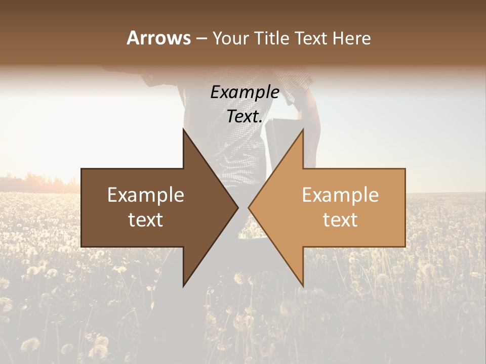 Active Field Flower PowerPoint Template