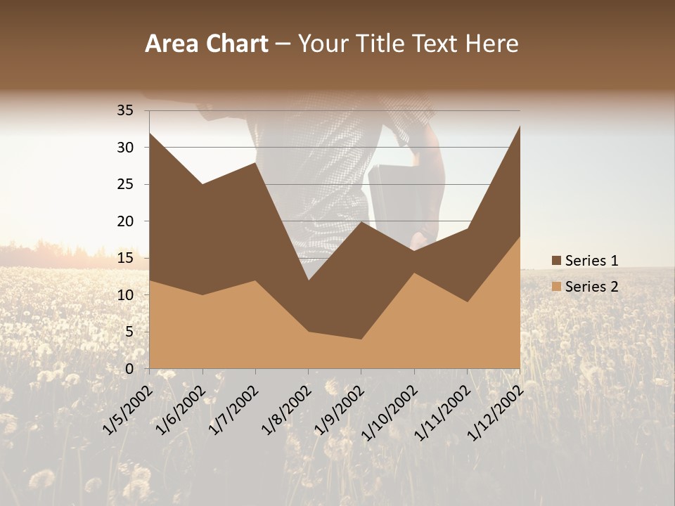 Active Field Flower PowerPoint Template