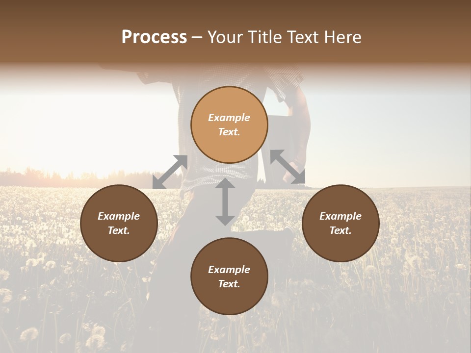 Active Field Flower PowerPoint Template