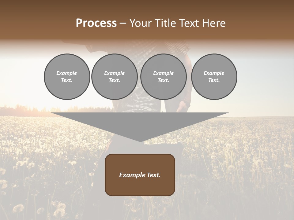 Active Field Flower PowerPoint Template