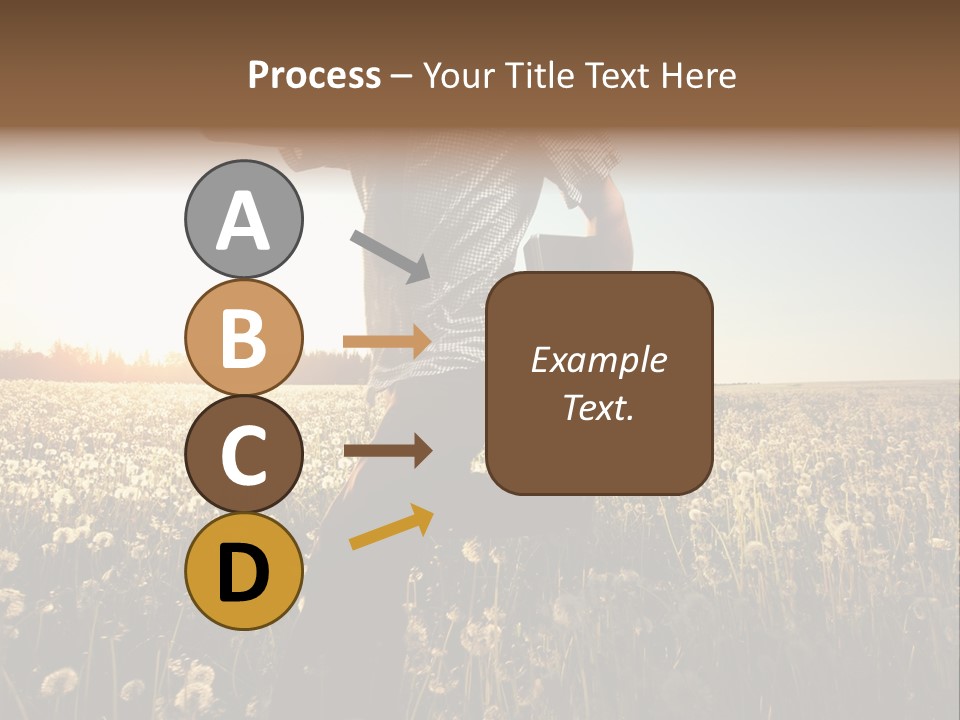Active Field Flower PowerPoint Template