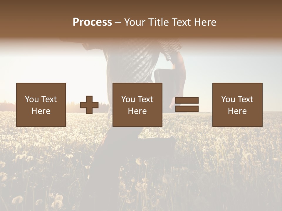 Active Field Flower PowerPoint Template