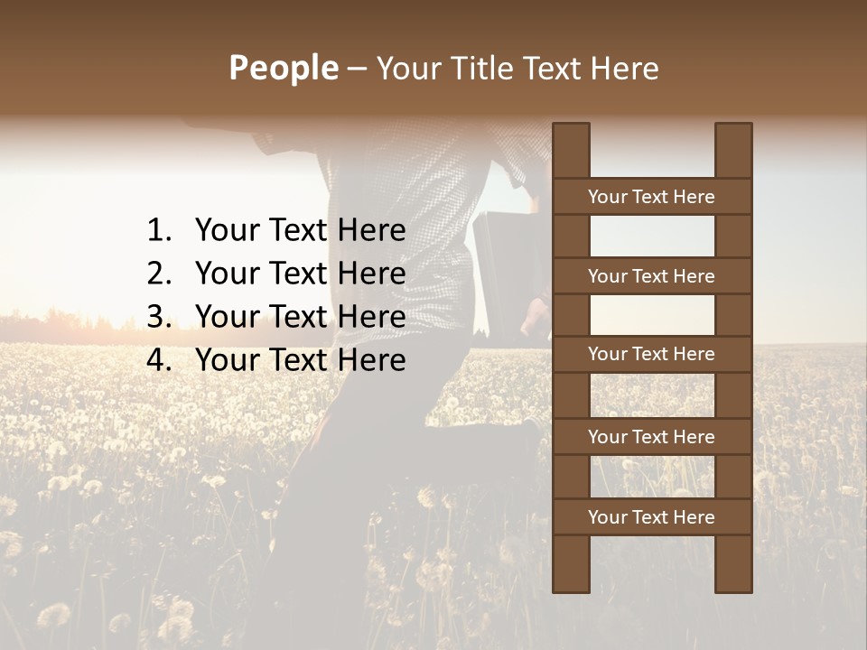 Active Field Flower PowerPoint Template