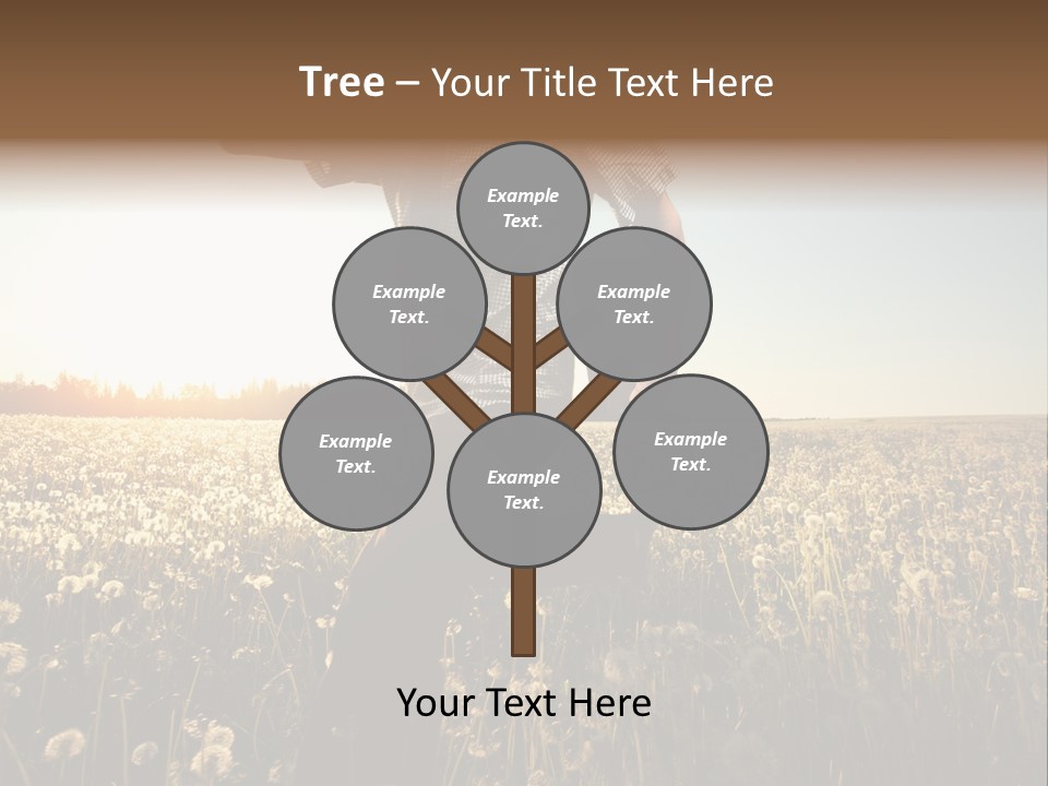Active Field Flower PowerPoint Template